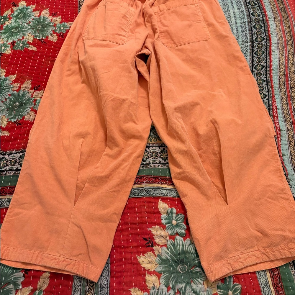 We The Free 100% Cotton Peach Pull On Corduroy Pants - Picture 3 of 10